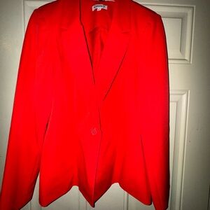 Nanette Lepore Red Blazer Classic Formal Style